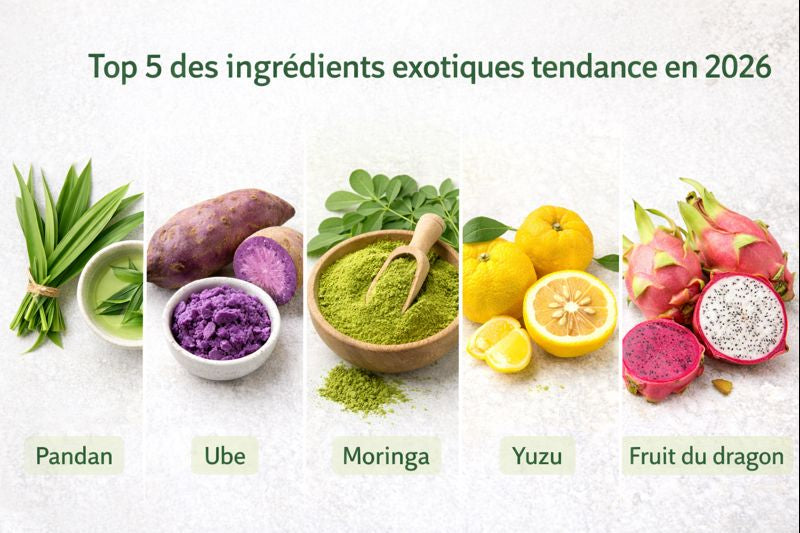 Top 5 des ingrédients exotiques tendance en 2026