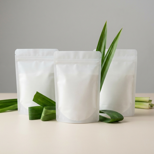 Pandan en marque blanche et private label : sachets neutres, Maison Pandan