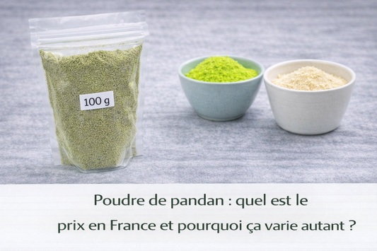 Poudre de pandan : quel est le prix en France et pourquoi ça varie autant ?