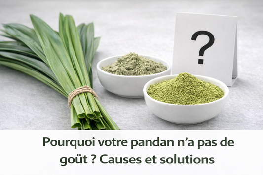 Pourquoi votre pandan n’a pas de goût ? Causes et solutions