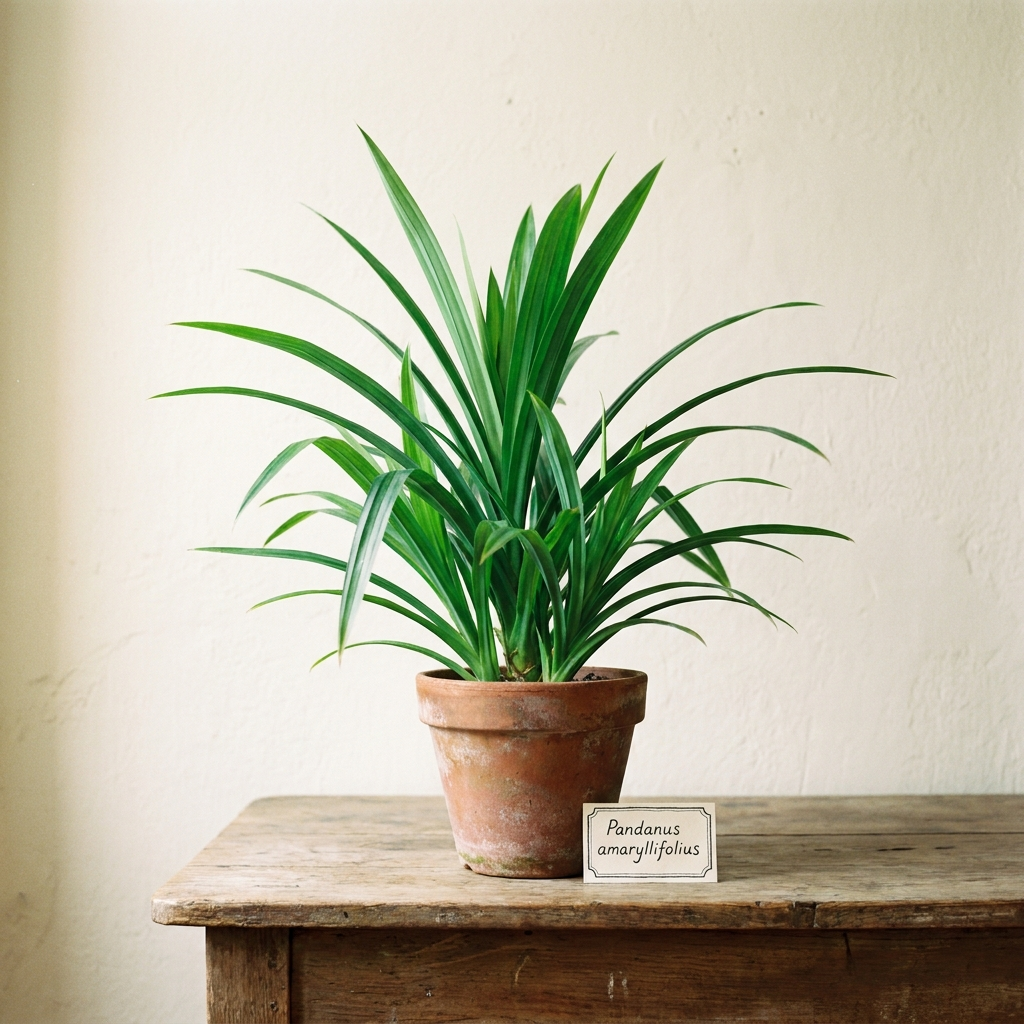 Plant de pandan (Pandanus amaryllifolius) en pot, Maison Pandan